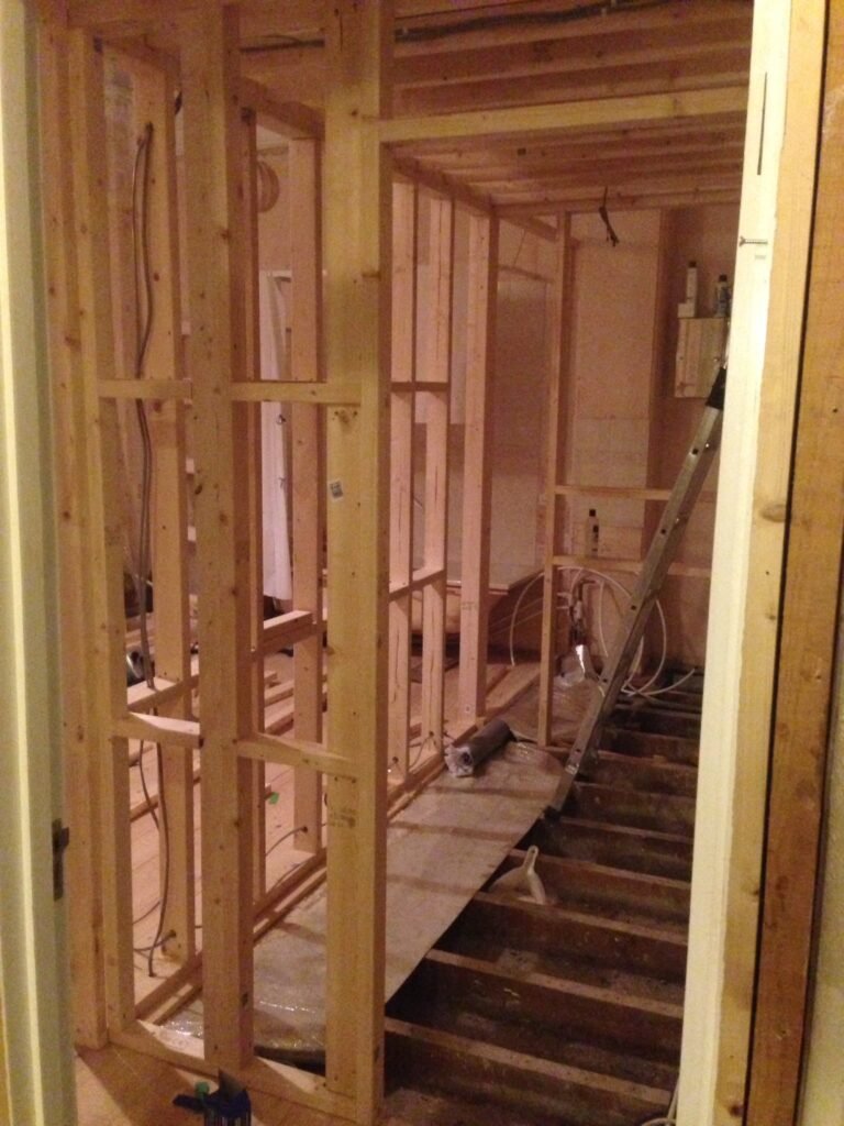 additional bathroom - floor and services being prepared - Property Solutions Bournemouth