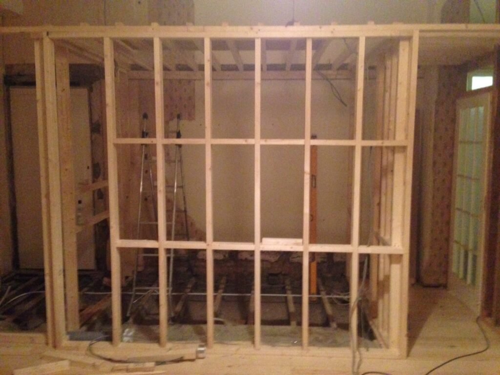 additional bathroom -timber framing - Property Solutions Bournemouth